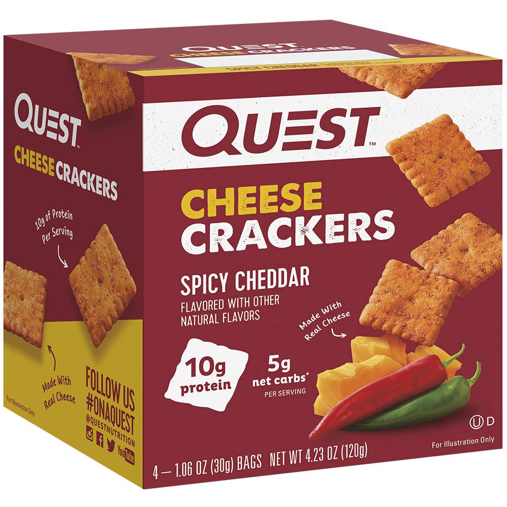 Spicy Cheddar Cheese Crackers – Quest Nutrition