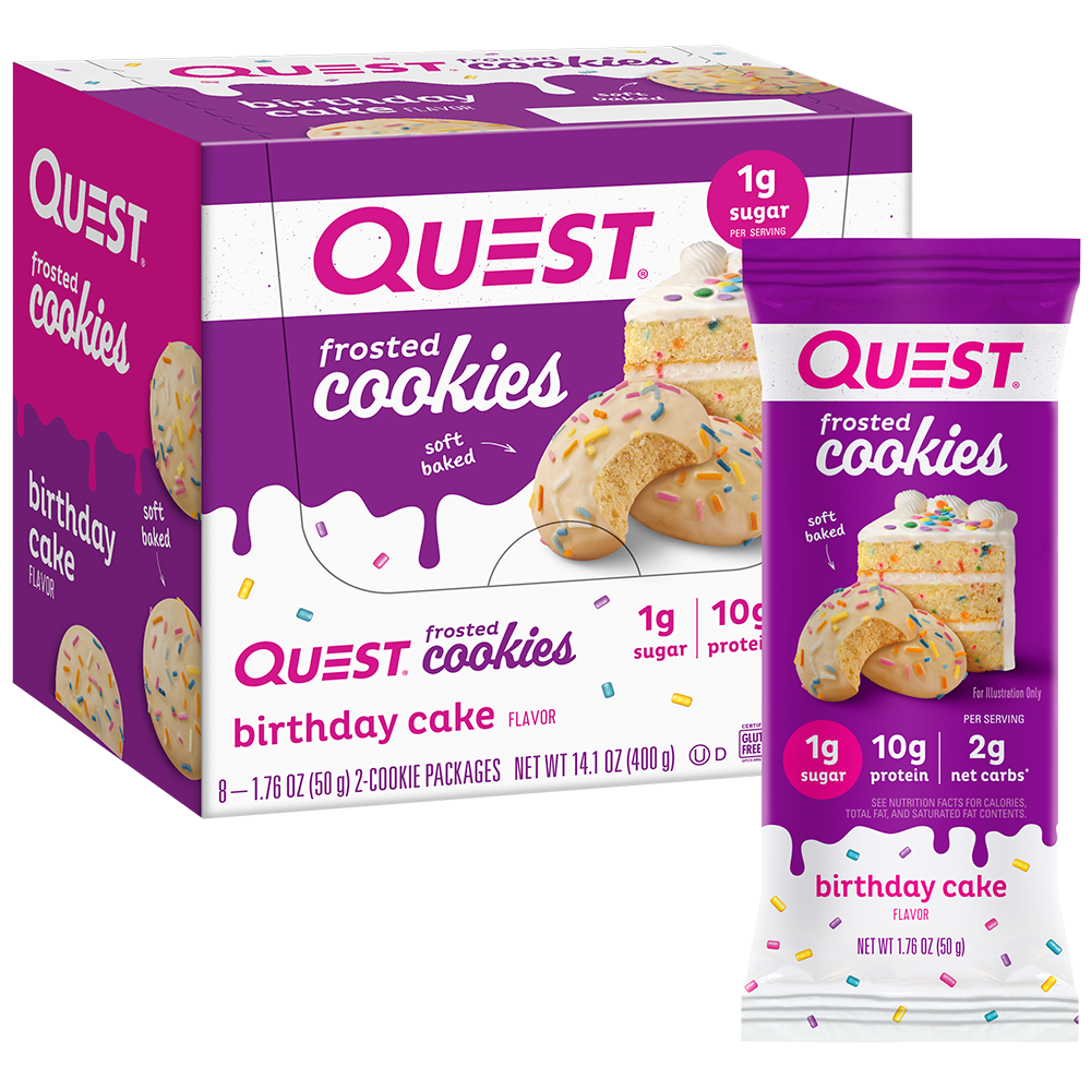 Quest Nutrition - Frosted Cookie - Birthday Cake