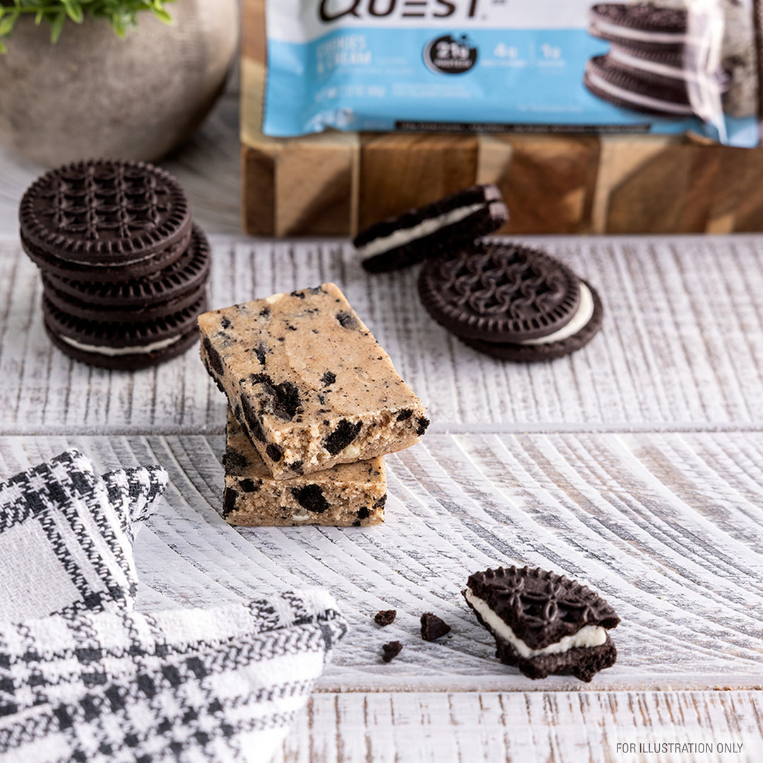 Cookies & Cream Protein Bars lifestyle image