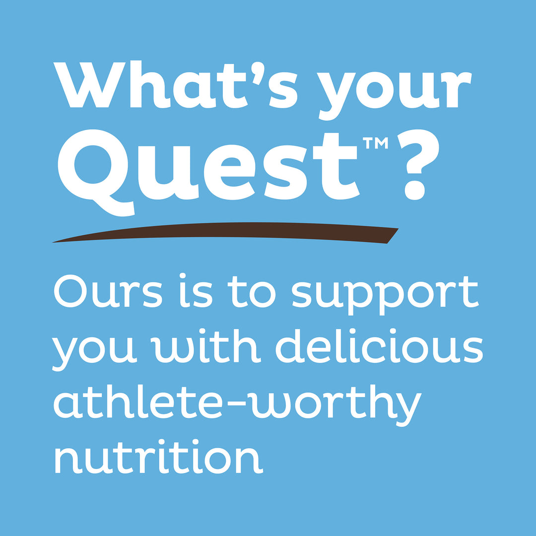 Cookies & Cream Protein Bars; What's your Quest? Ours is to support you with delicious athlete-worthy nutrition