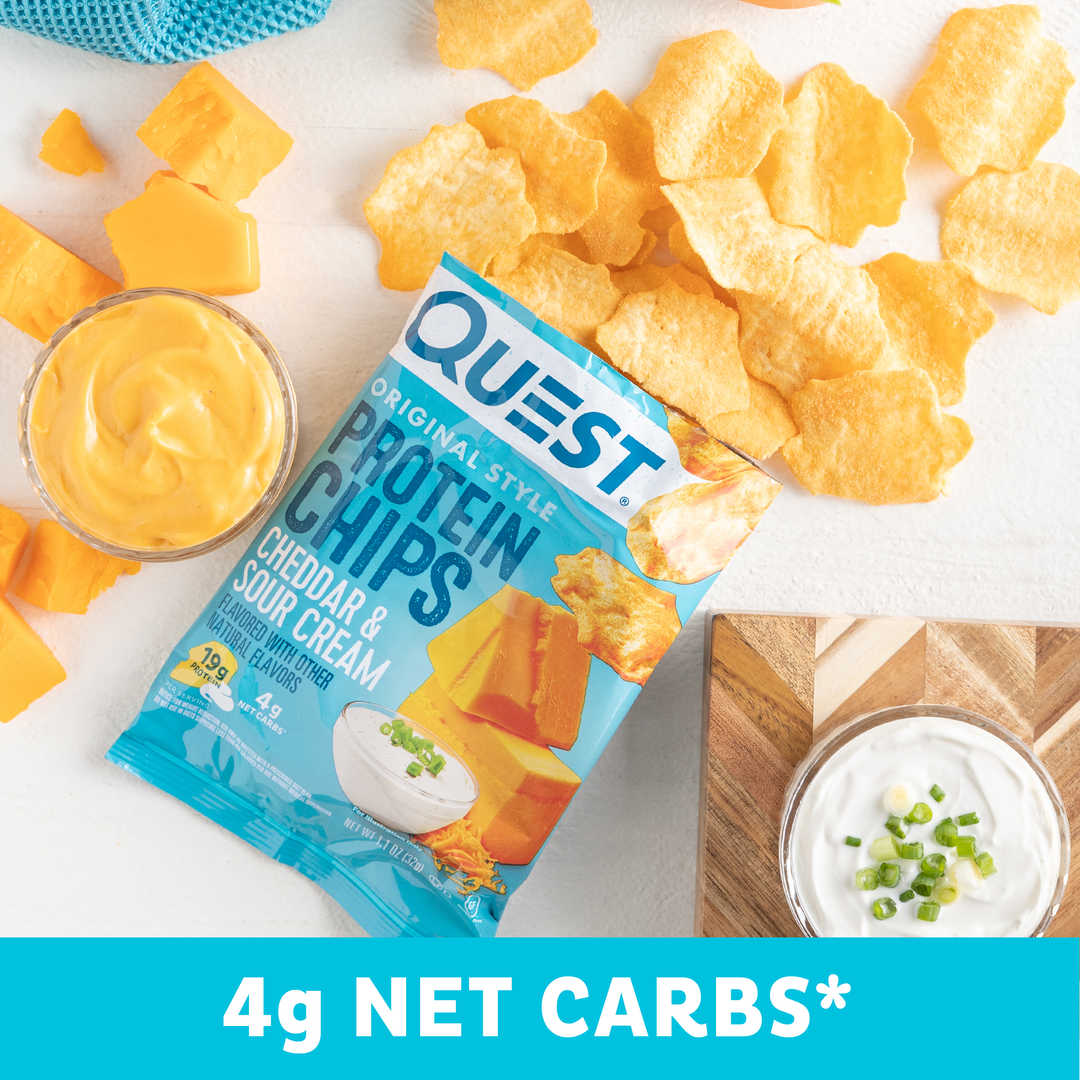 Cheddar & Sour Cream Original Style Protein Chips 4g Net carb*