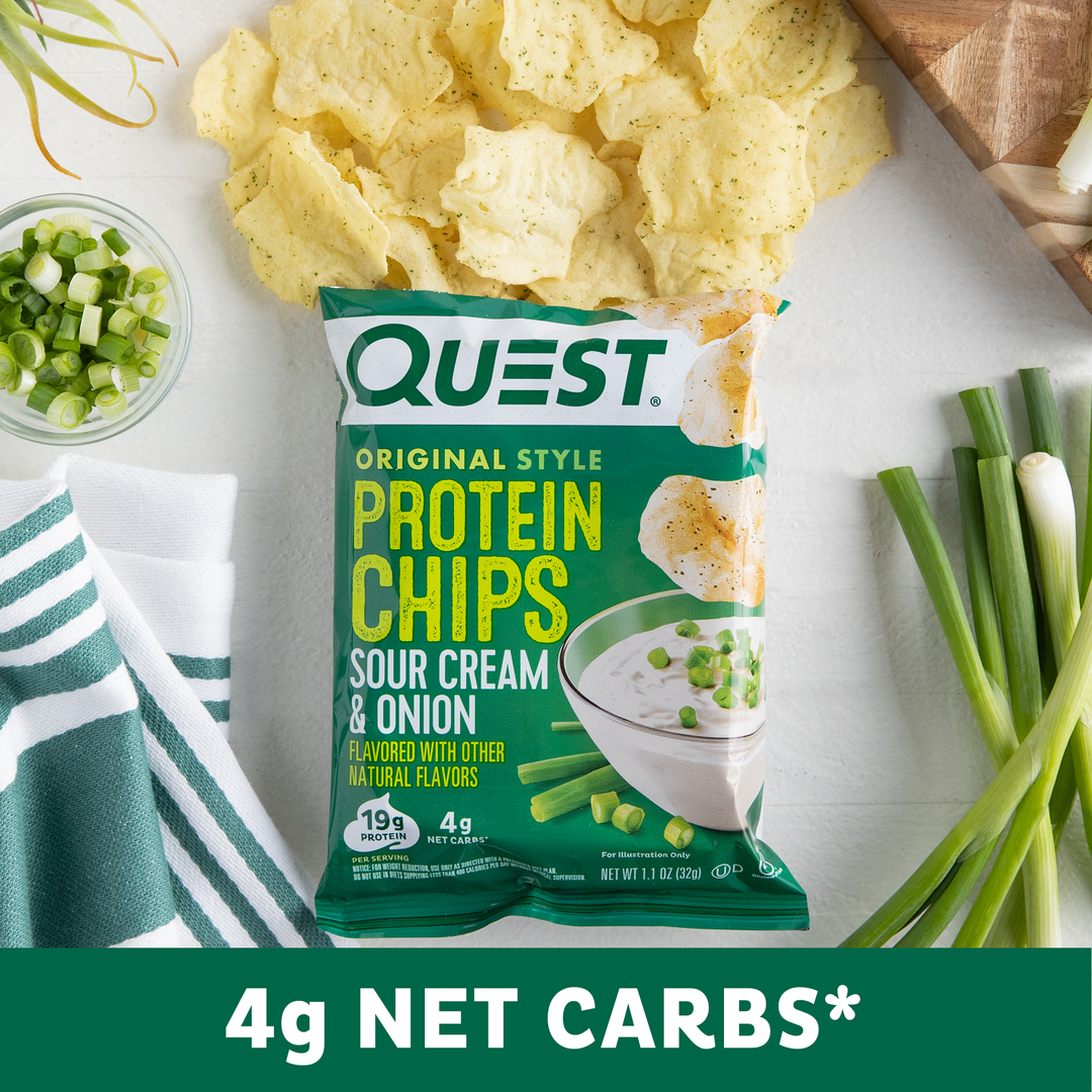 Sour Cream & Onion Original Style Protein Chips 4g Net carb*