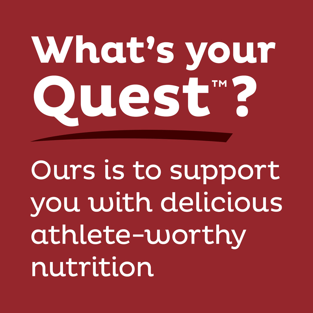 Chocolate Brownie Protein Bars; What's your Quest? Ours is to support you with delicious athlete-worthy nutrition