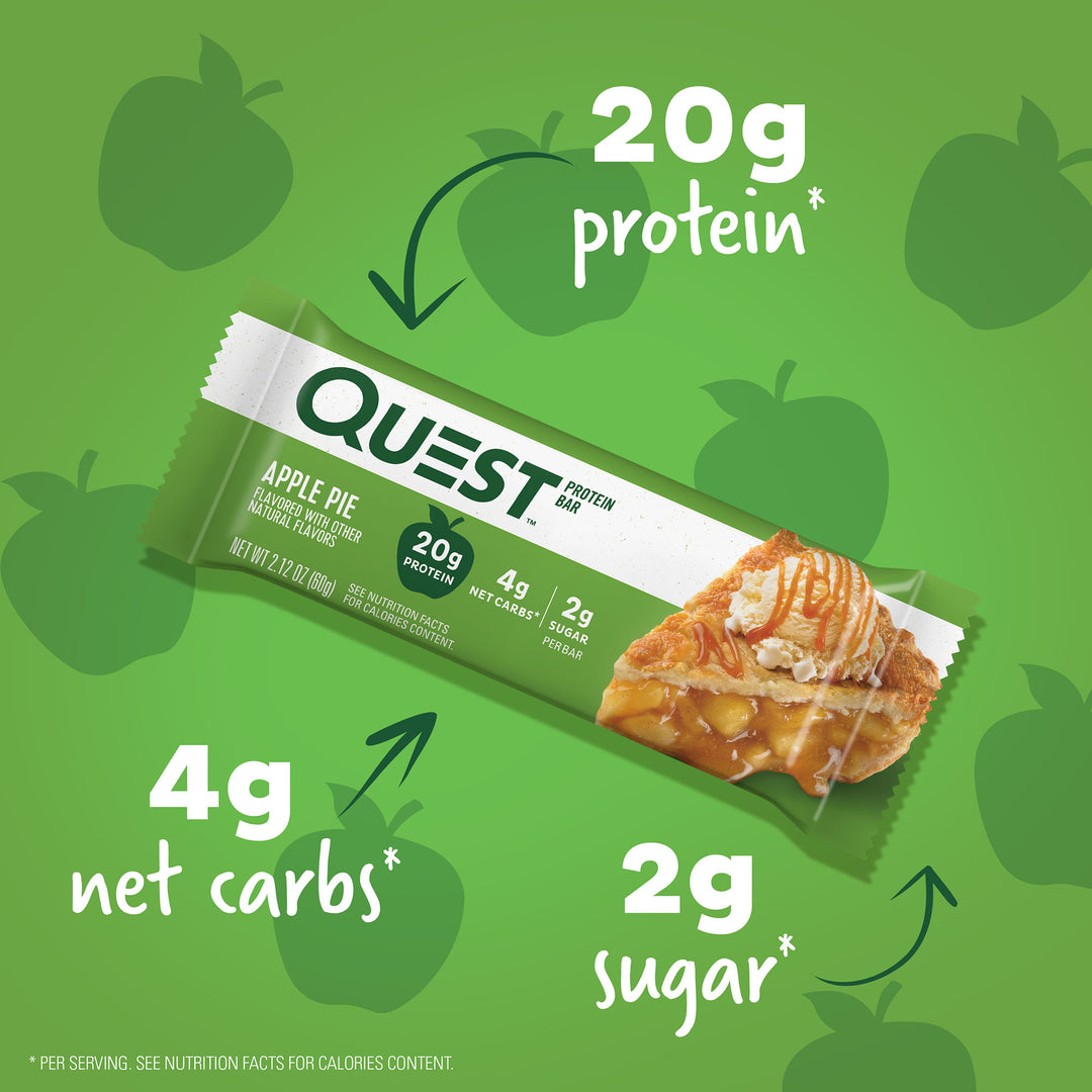 Apple Pie Protein Bars 20g protein, 4g net carbs, 2g sugar