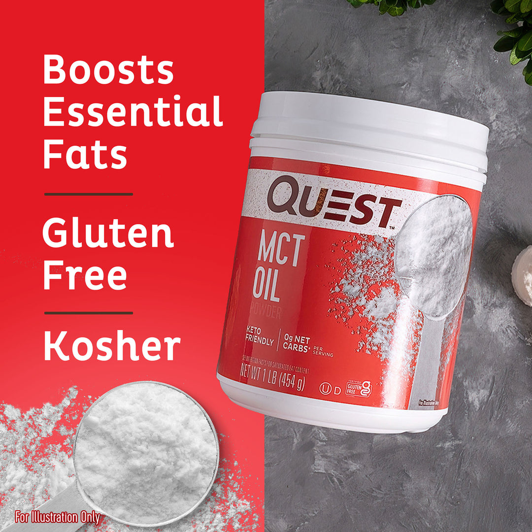 MCT Oil Powder; Boosts Essential Fats, Gluten Free, Kosher