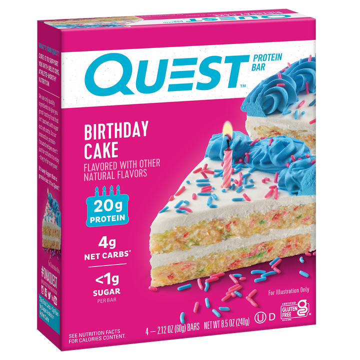 Birthday Cake Protein Bars