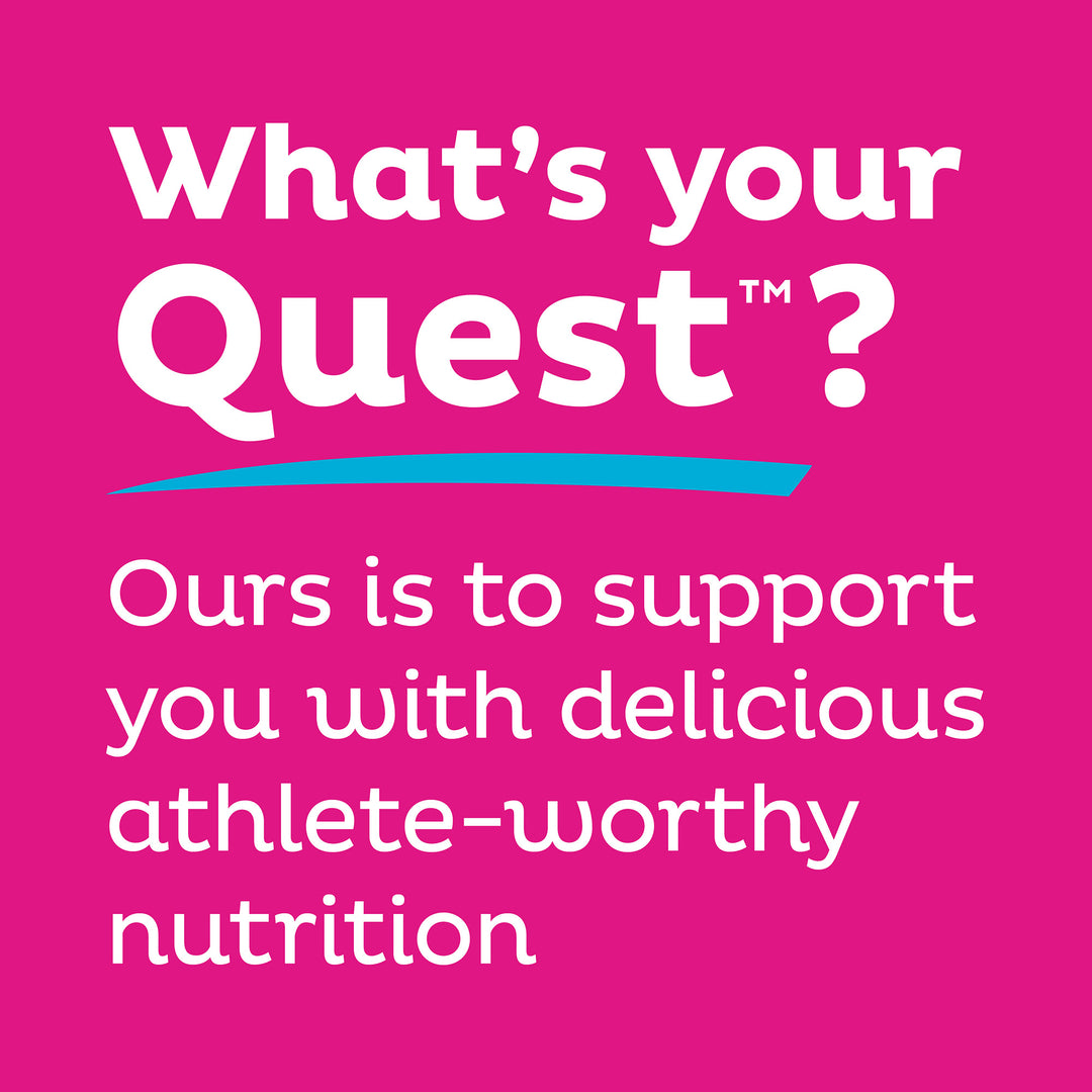 Birthday Cake Protein Bars; What's your Quest? Ours is to support you with delicious athlete-worthy nutrition