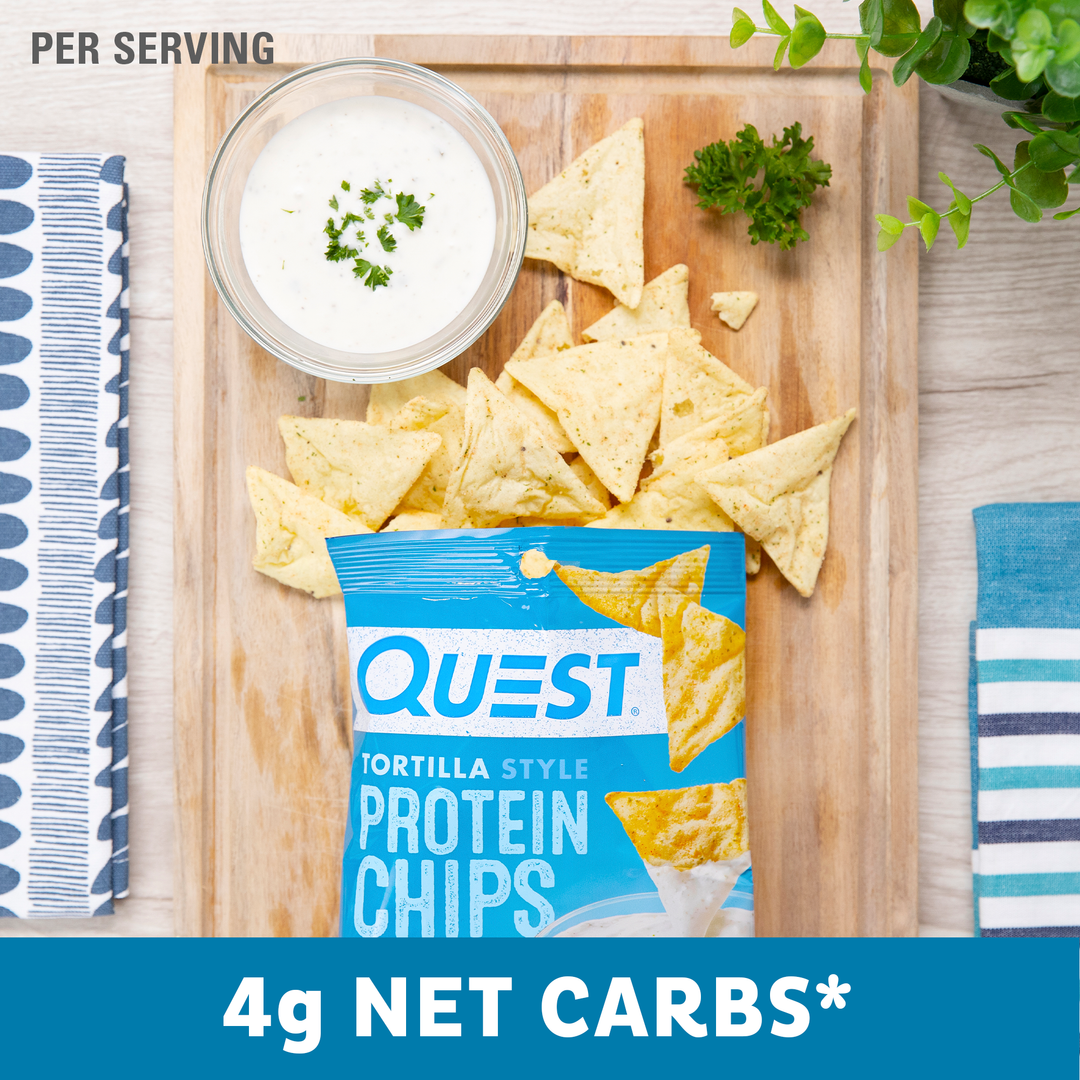 Ranch Tortilla Style Protein Chips 4g Net carb*