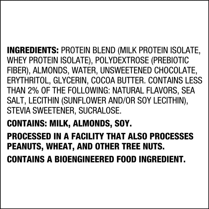 Chocolate Chip Cookie Dough Protein Mini Bars Ingredients
