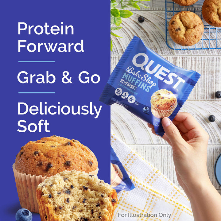 Bake Shop Blueberry Muffins; Protein Forward; Grab & Go; Deliciously Soft