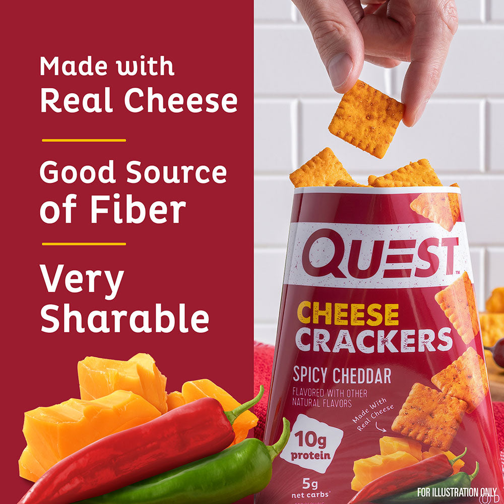 Cheese Crackers Spicy Cheddar 