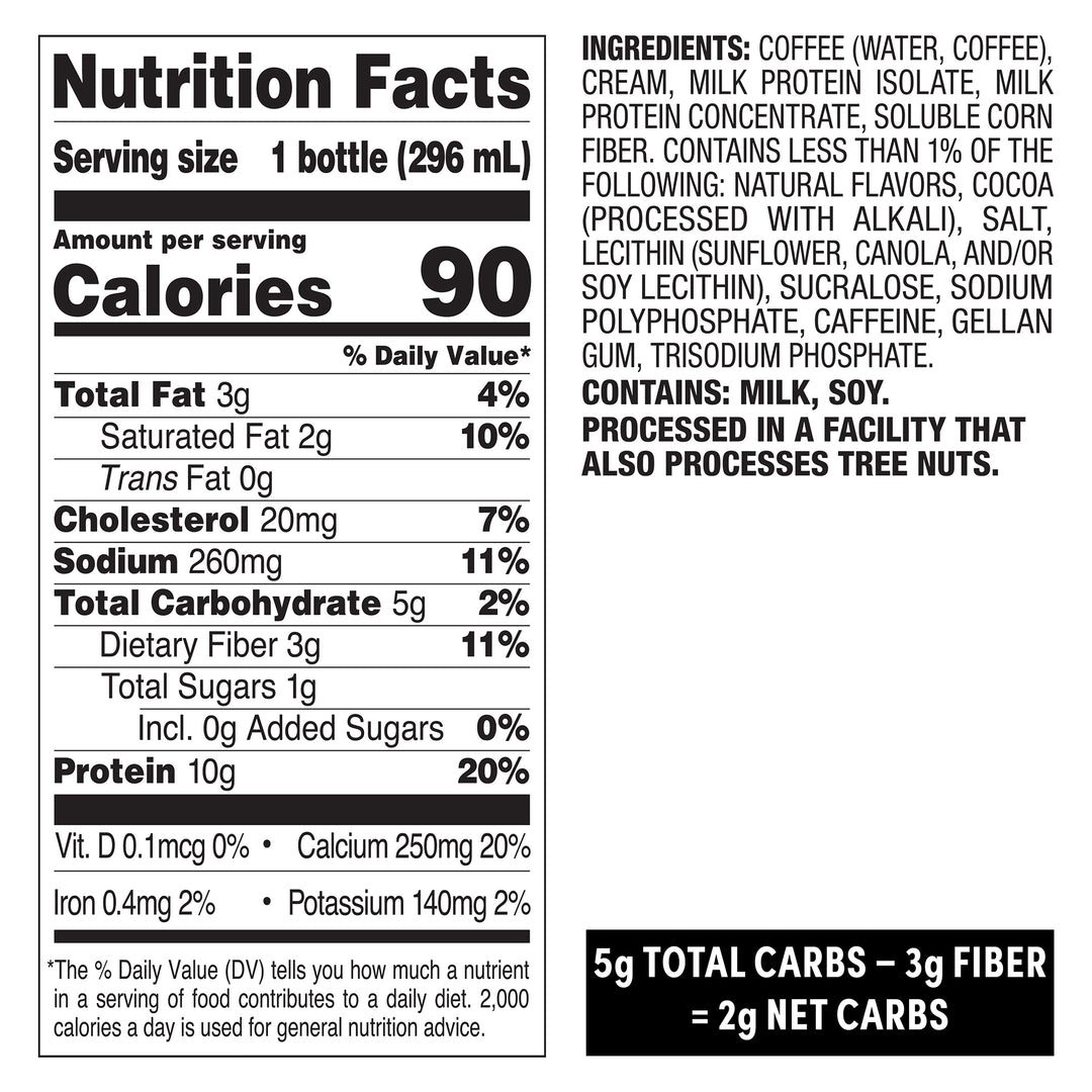Mocha Latte Iced Coffee - Nutritional Facts