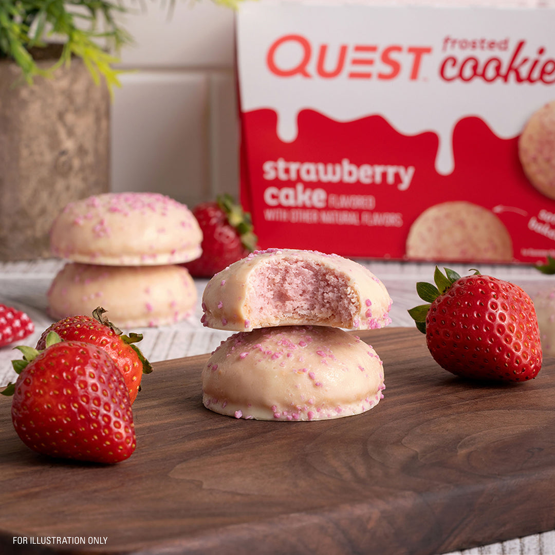 Strawberry Cake Frosted Cookies Twin Pack