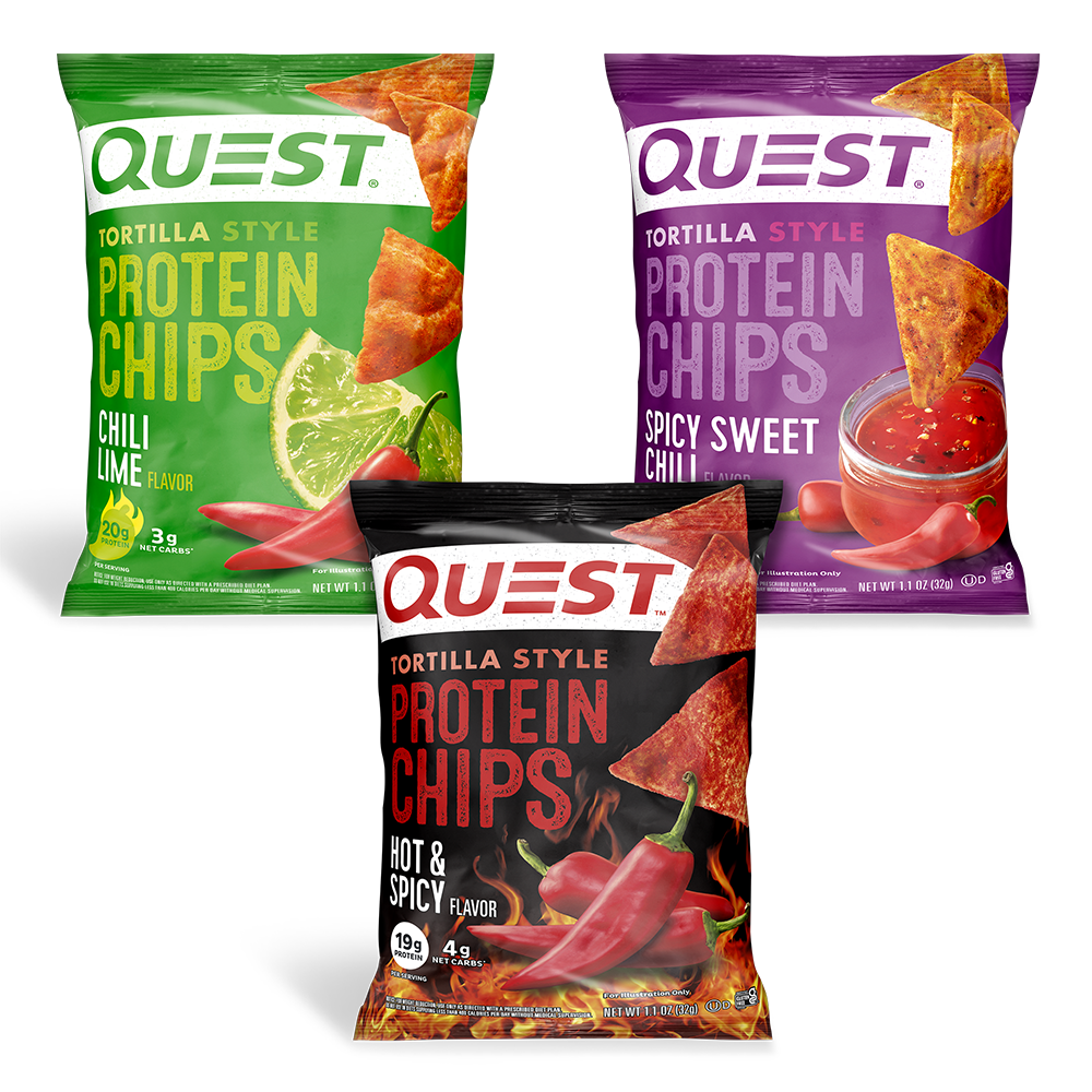 Spicy Protein Chips Variety Pack