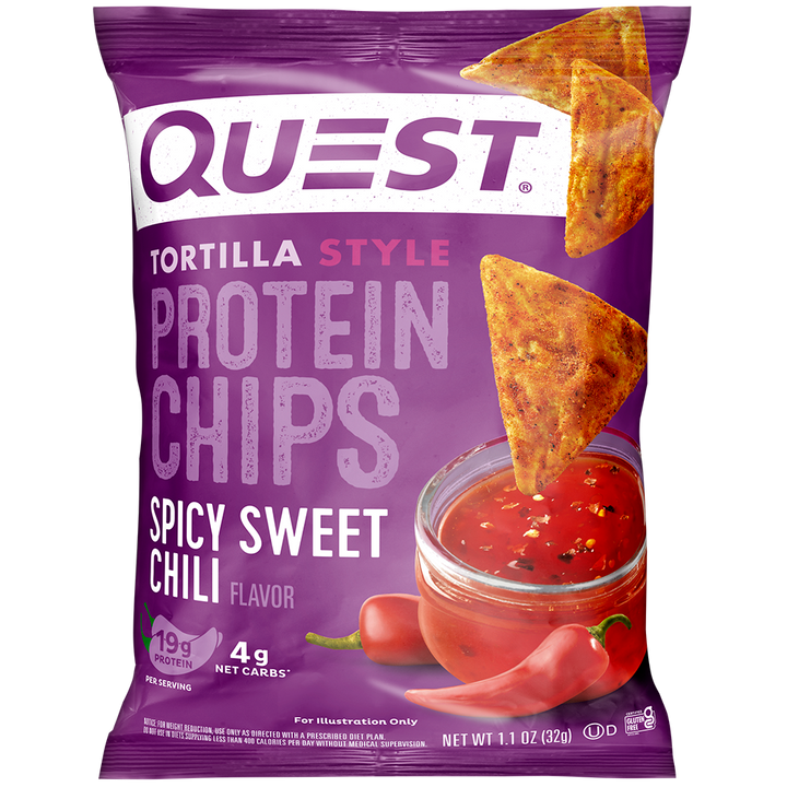 Spicy Sweet Chili Tortilla Style Protein Chips