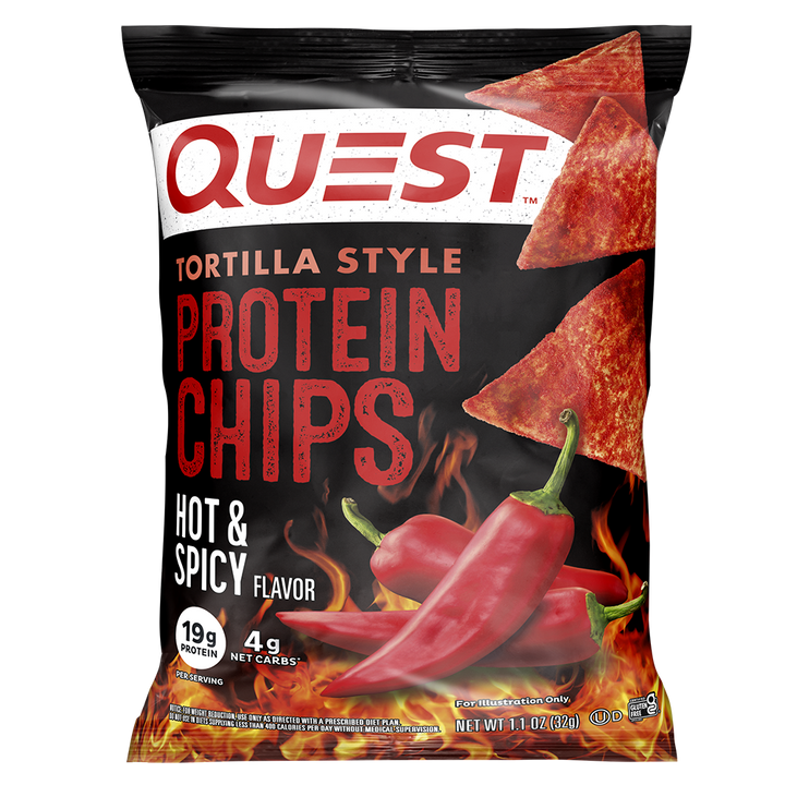 Hot & Spicy Tortilla Style Protein Chips