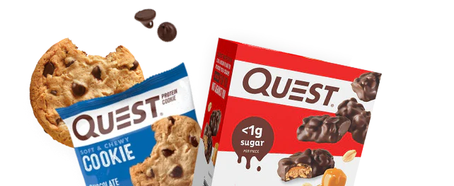 Quest Thin Crust Pizza and Cookie